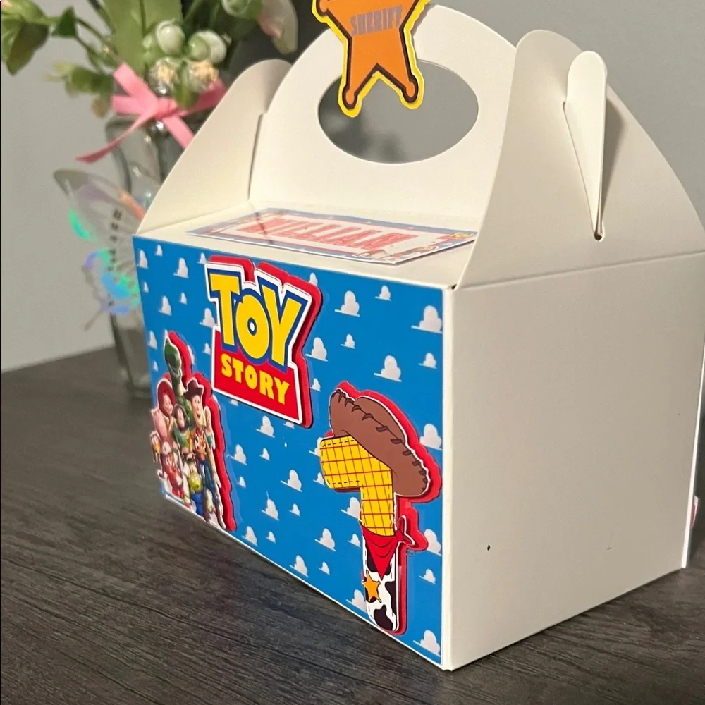 Themed Party Favor Box - Blue and White